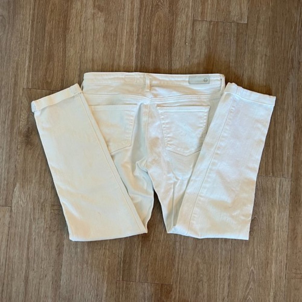 AG "the stilt roll up" white jeans - Picture 5 of 5